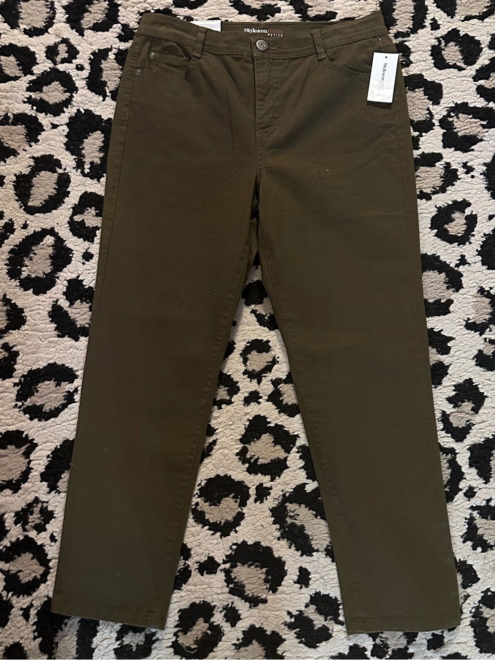 Style & Co. Olive Straight Leg Women’s Jeans